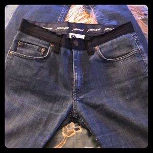 LANVIN LOVES ACNE Straight Leg Jeans-Size 28/34